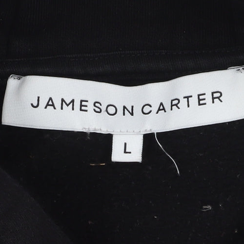 Jameson Carter Black Pullover Hoodie Unisex L