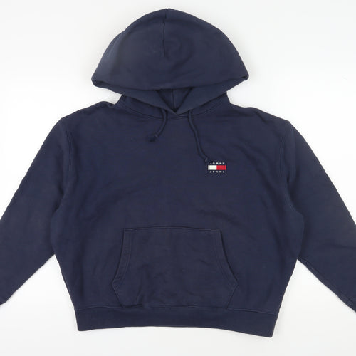 Tommy Jeans Blue Unisex Pullover Hoodie M