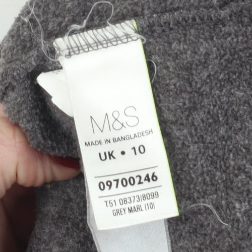 Marks and Spencer Women's Grey Basic Jacket Size 10