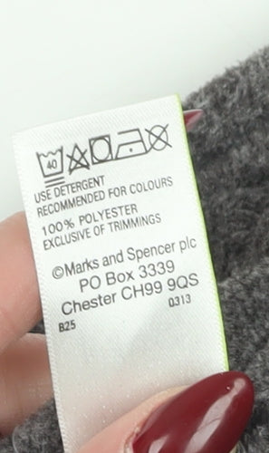 Marks and Spencer Women's Grey Basic Jacket Size 10