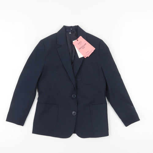 Marks and Spencer Boys Blue Blazer, Age 4-5, Formal School Wear