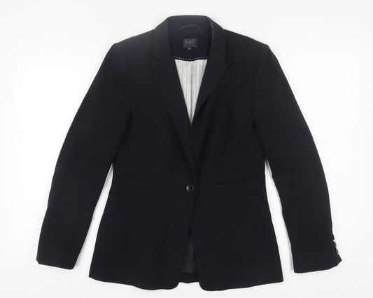 Marks and Spencer Women's Black Blazer Size 10