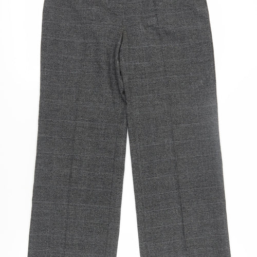 Next Women's Grey Check Dress Pants Size 12
