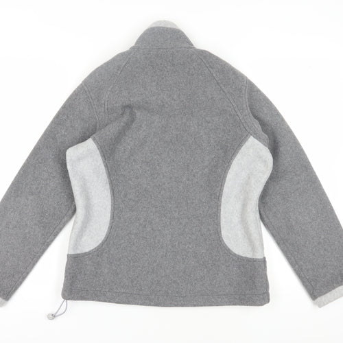 Marks and Spencer Women's Grey Fleece Jacket Size 12