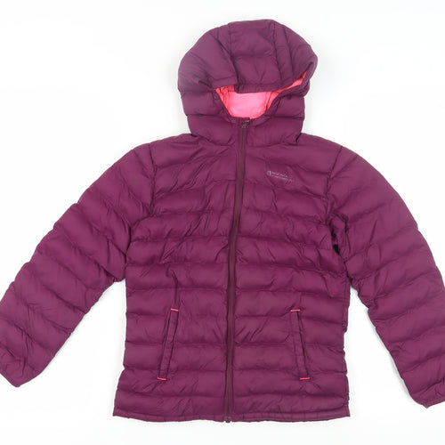 Mountain Warehouse Girls Purple Puffer Jacket 9-10 Years