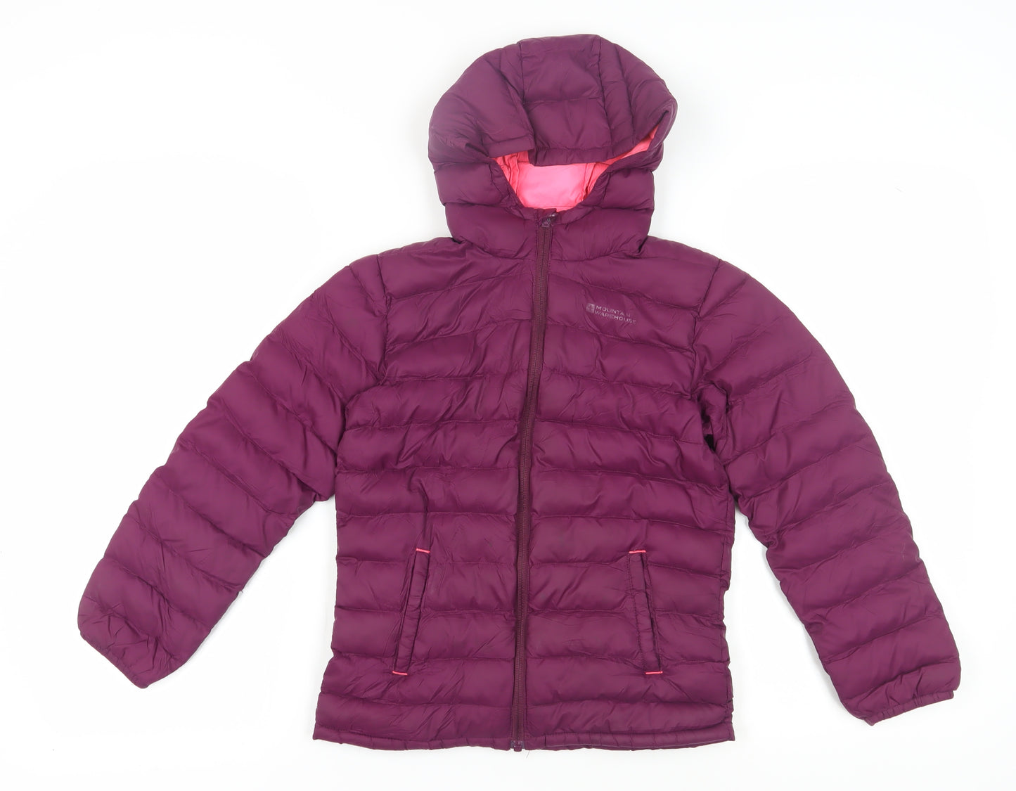 Mountain Warehouse Girls Purple Puffer Jacket 9-10 Years