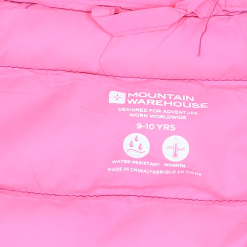 Mountain Warehouse Girls Purple Puffer Jacket 9-10 Years