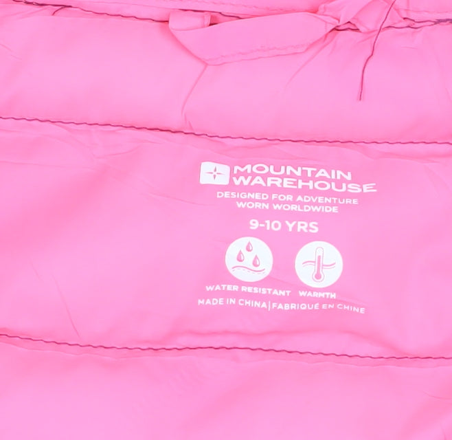 Mountain Warehouse Girls Purple Puffer Jacket 9-10 Years