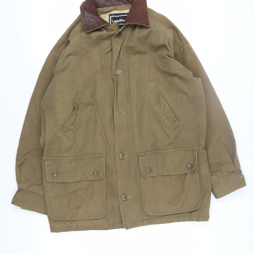 LodeStone Men's Brown Military Jacket S