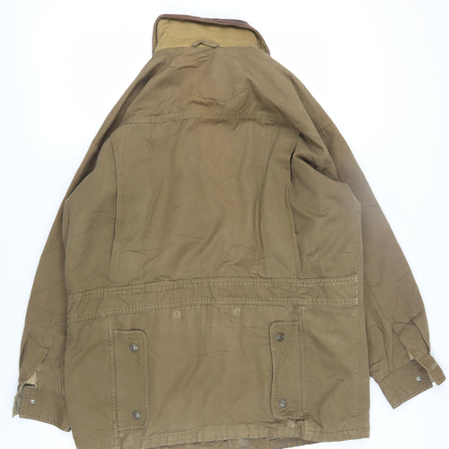 LodeStone Men's Brown Military Jacket S
