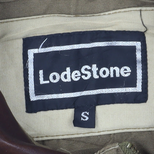 LodeStone Men's Brown Military Jacket S