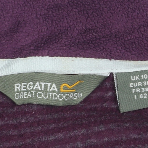Regatta Women's Purple Fleece Pullover Sweatshirt Size 10