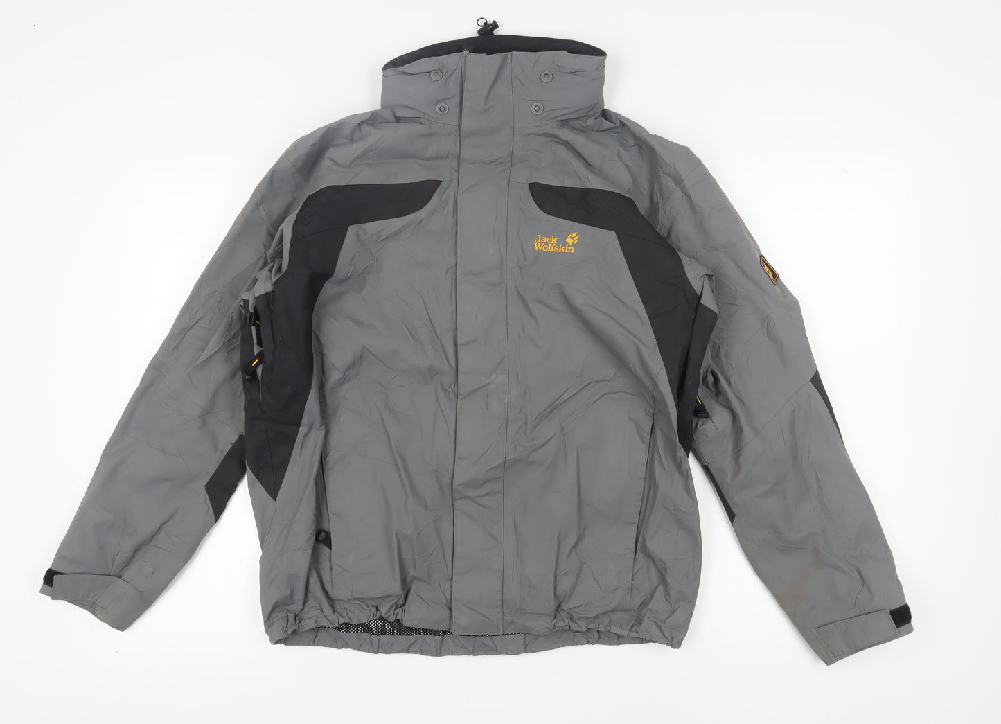 Jack Wolfskin Men's Grey Windbreaker Jacket M