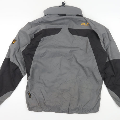 Jack Wolfskin Men's Grey Windbreaker Jacket M