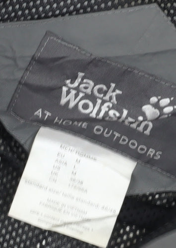 Jack Wolfskin Men's Grey Windbreaker Jacket M