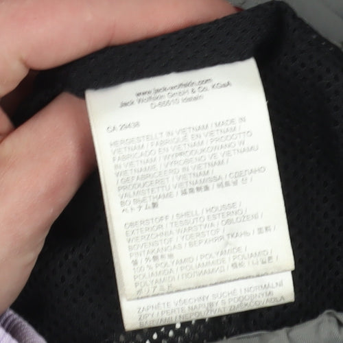 Jack Wolfskin Men's Grey Windbreaker Jacket M