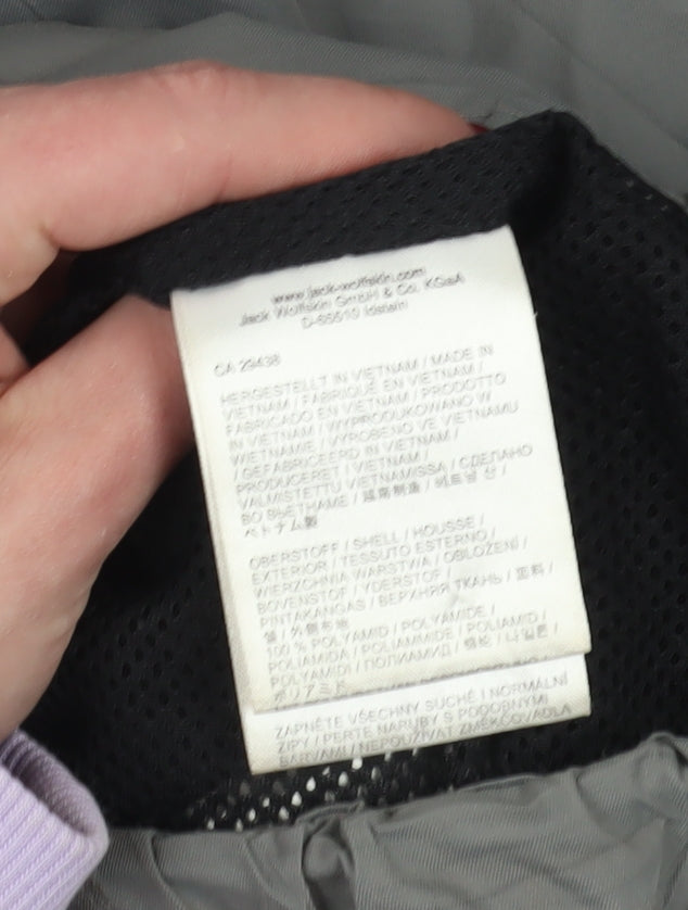 Jack Wolfskin Men's Grey Windbreaker Jacket M