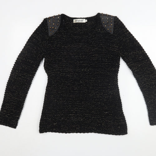Missguided Women's Black Pullover Jumper S