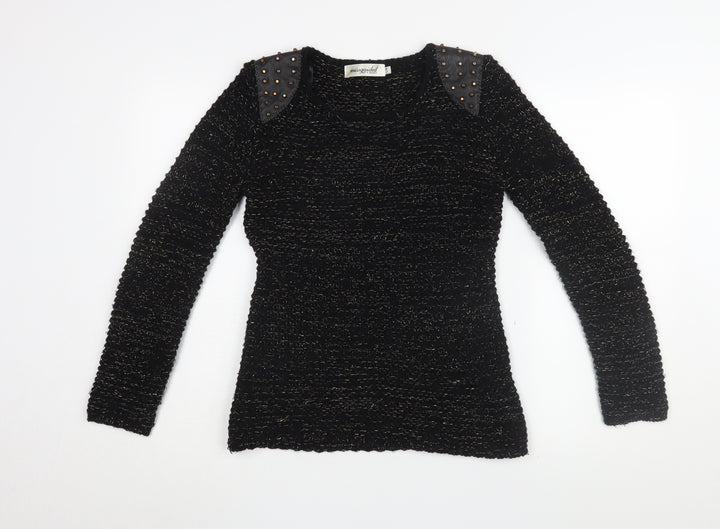 Missguided Women's Black Pullover Jumper S