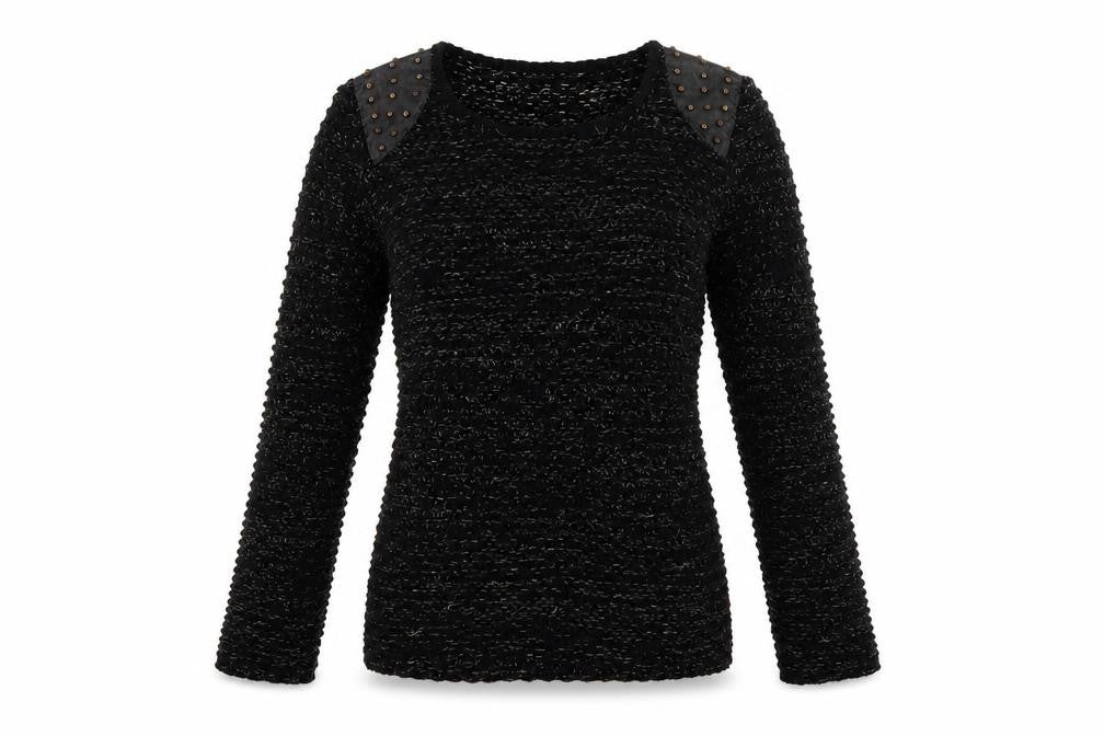Front view of Missguided Women's Black jumper S