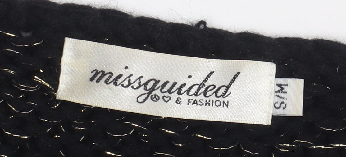 Missguided Women's Black Pullover Jumper S