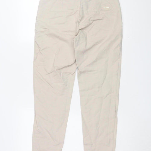 Mango Beige Chino Trousers, Size 12, Unisex