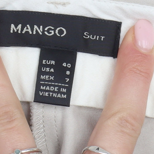 Mango Beige Chino Trousers, Size 12, Unisex