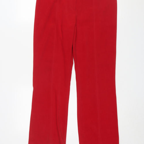 Bay Women's Red Straight Trousers Size 12