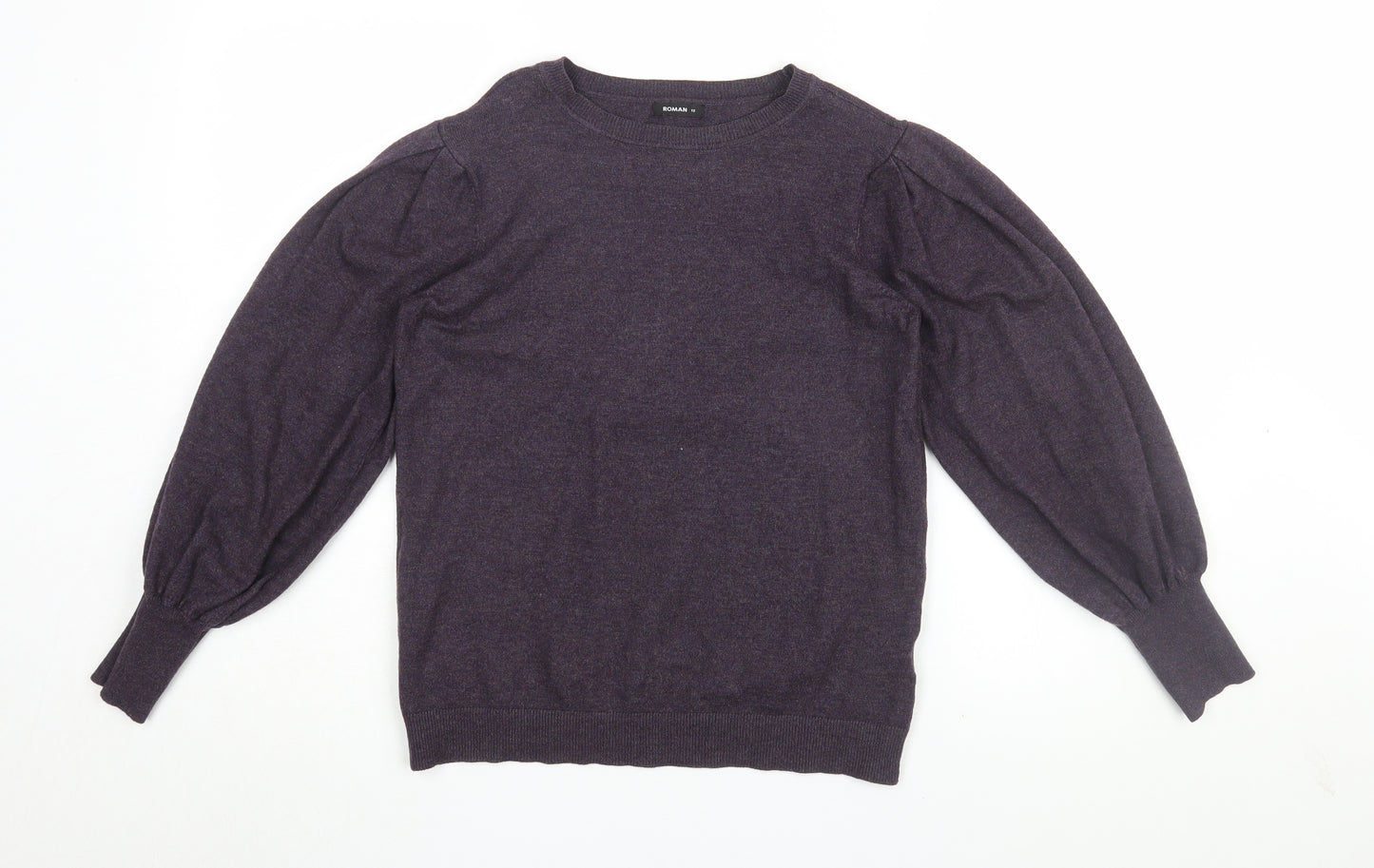 Roman Women's Purple Pullover Jumper Size 12