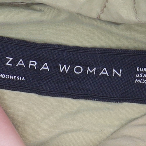 Zara Women's Beige XS Trench Coat Belted Classic Style