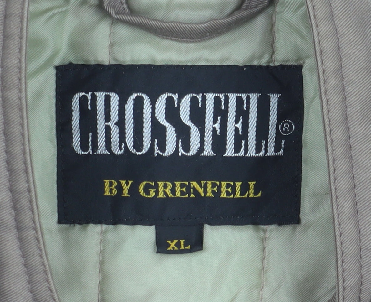 Crossfell Unisex Brown XL Basic Jacket, Winter Casual