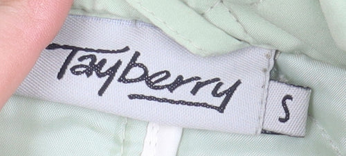 Tayberry Women's Green Quilted Jacket S