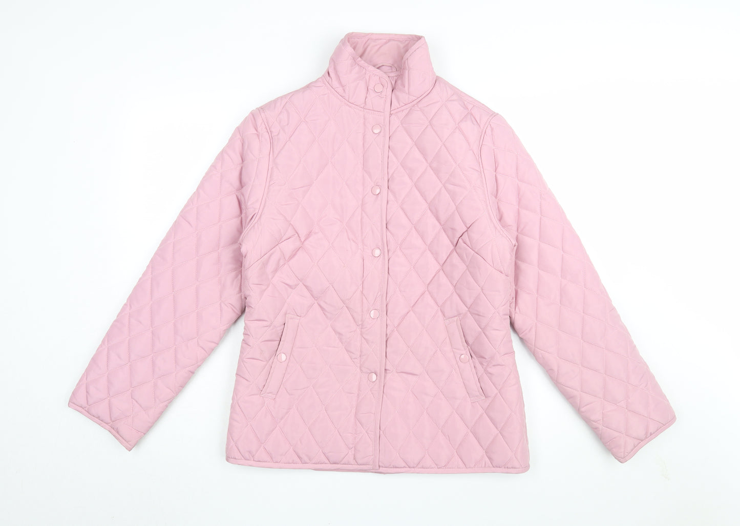 Pure & Natural Women's Pink Quilted Jacket Size S