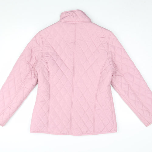 Pure & Natural Women's Pink Quilted Jacket Size S