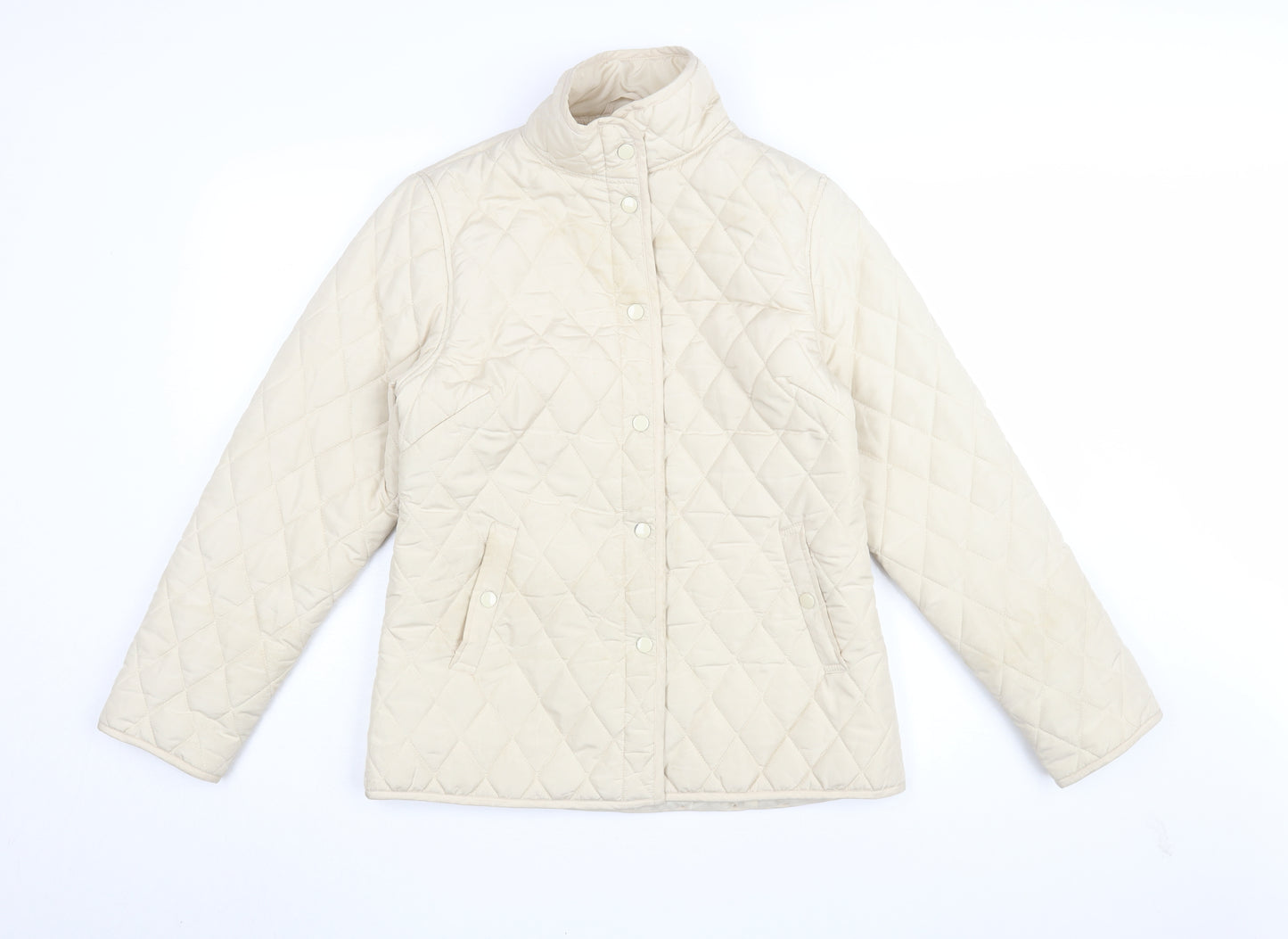 Pure & Natural Women's Beige Quilted Jacket S
