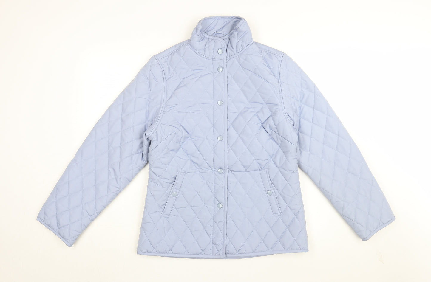 Pure & Natural Women's Blue Quilted Jacket S Casual