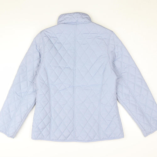 Pure & Natural Women's Blue Quilted Jacket S Casual