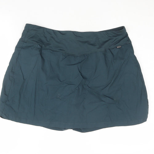 Decathlon Women's Green Skort, Size 16, Athletic Style