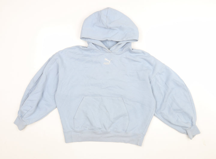 Puma Women's Blue Pullover Hoodie XS