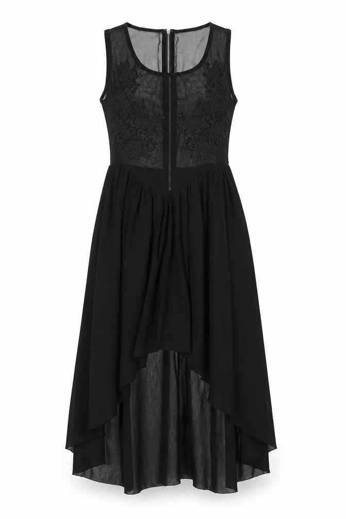 Coco's Fortune Women's Black Hi-Low A-Line Dress Size 8