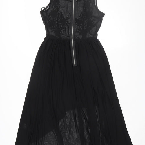 Coco's Fortune Women's Black Hi-Low A-Line Dress Size 8