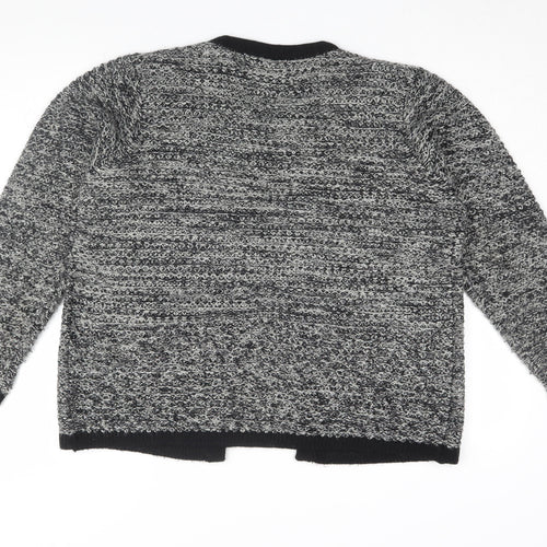 Isle Women's Grey Cardigan, L, Long Sleeve Knit Jumper