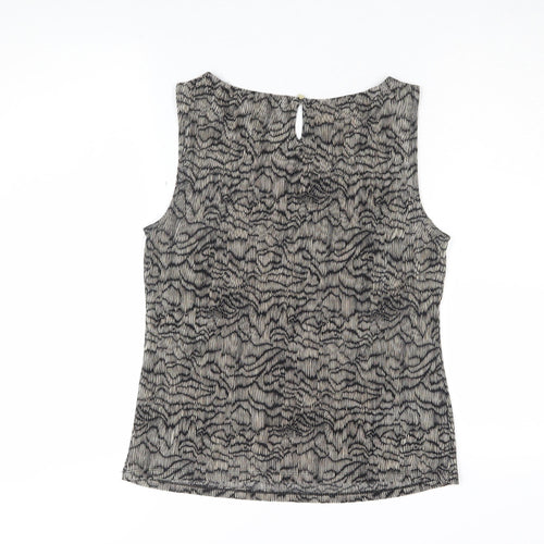 Banana Republic Women’s Beige Sleeveless Tank XS Geometric
