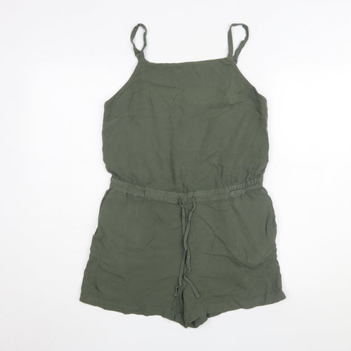 Hush Women’s Green Playsuit Size 10 Viscose Casual