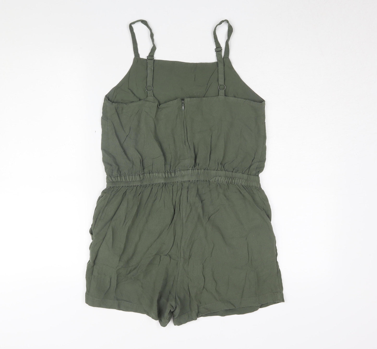 Hush Women’s Green Playsuit Size 10 Viscose Casual