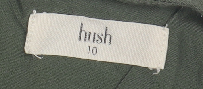 Hush Women’s Green Playsuit Size 10 Viscose Casual