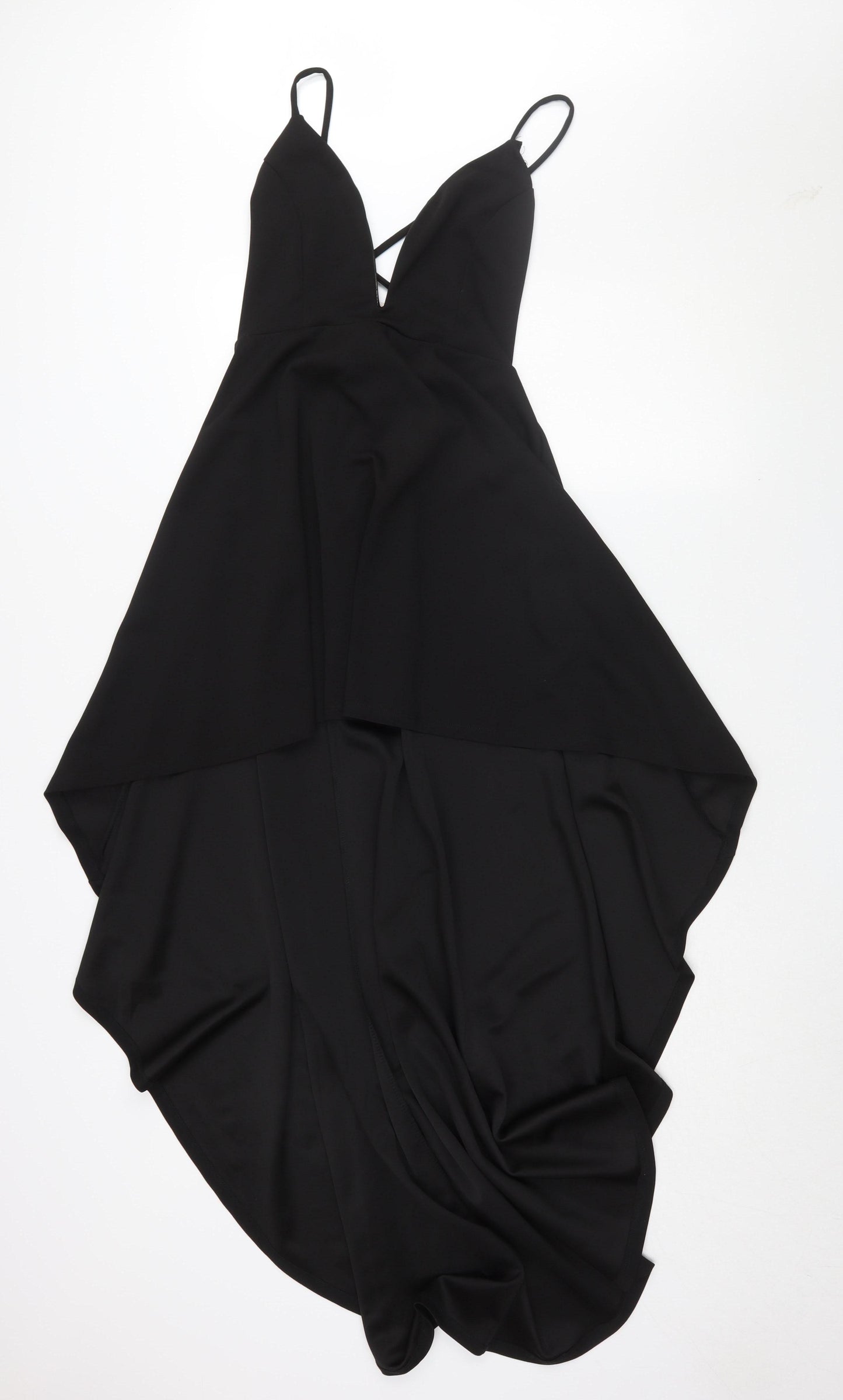 Privy Women's Black Hi-Low Slip Dress Medium