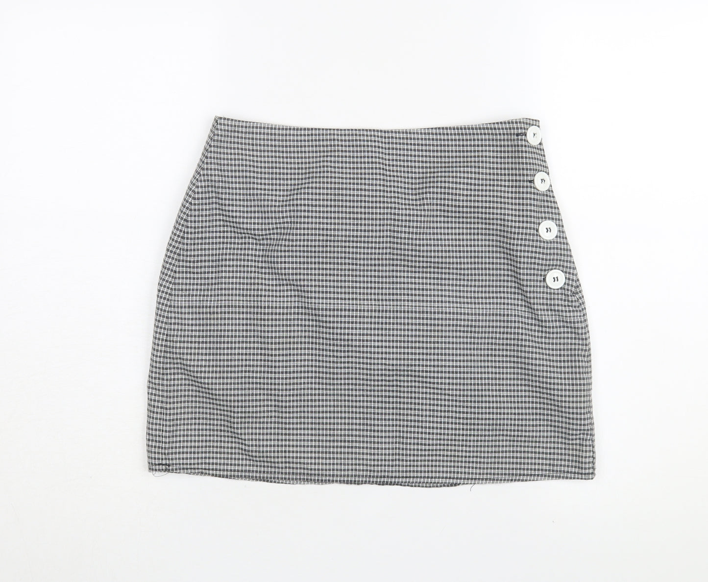 Urban Outfitters Women's Black Check Pencil Skirt M