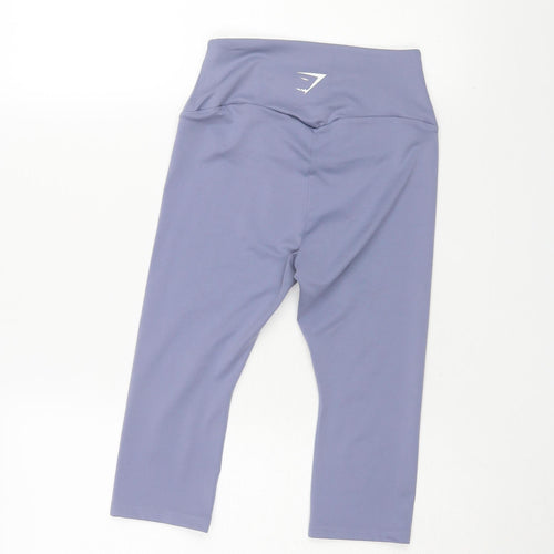 Gymshark Women's Blue Cropped Leggings Size S