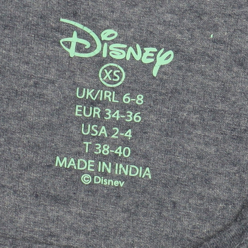Disney Women's Blue XS T-Shirt Ariel Cartoon